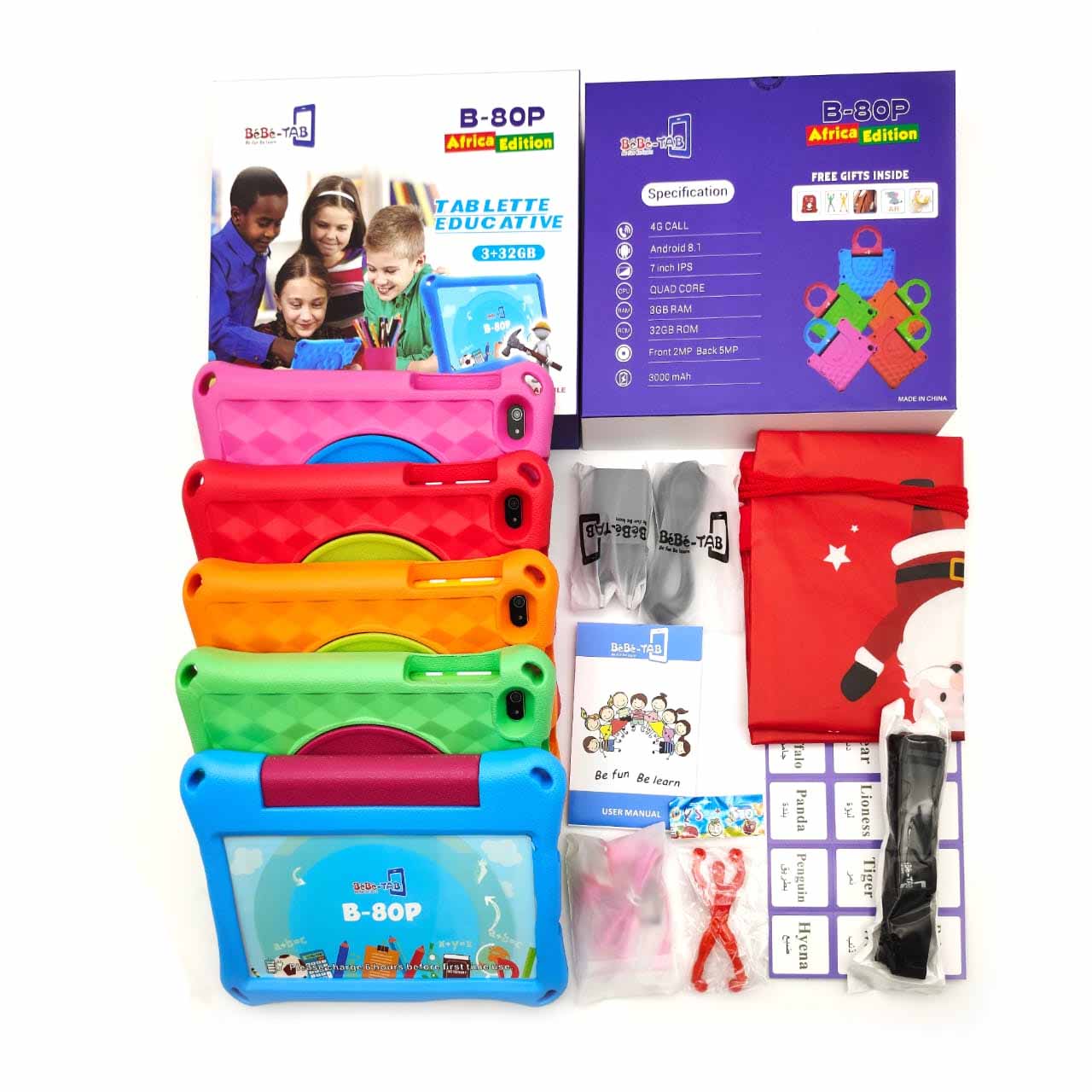 Android Kids Tablet 7 inch – 128GB ROM – 4GB RAM – 3000mAh – Sim - Image 2