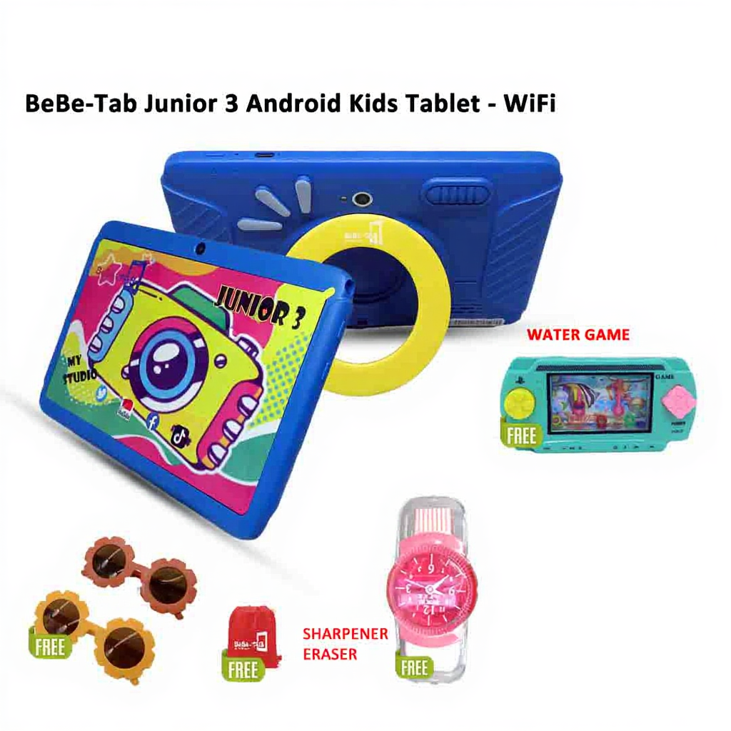Bebe-Tab Junior 3 Android Kids Tablet – 64GB ROM – 4GB RAM – 3000mAh – WiFi