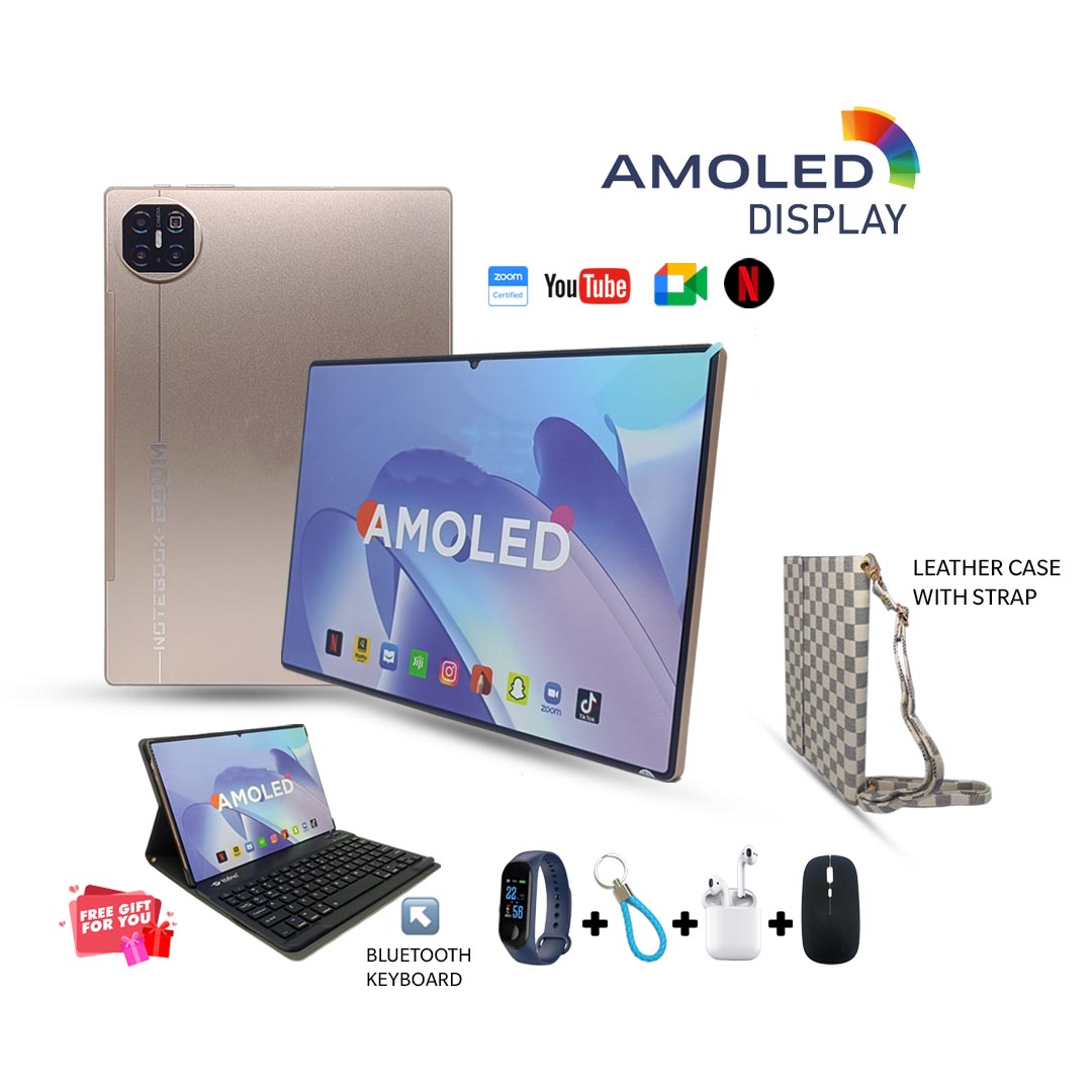 Idino Notebook Boom – 512GB ROM – 8GB RAM – 10000mAh – Android Tablet – Dual Sim