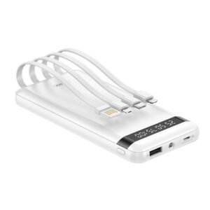 Remax power bank with cables โ 10000mah (RPP-222)