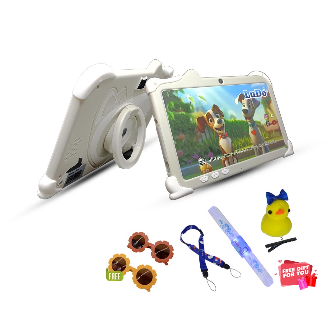 Rudo Android Kids Tablet – 256GB ROM – 8GB RAM – 3000mAh – Single Sim